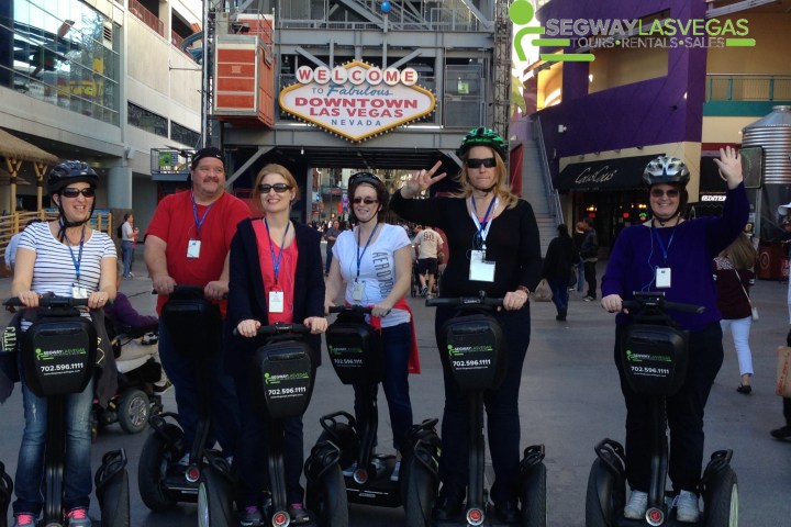 Tour Group with Segway Las Vegas watermark